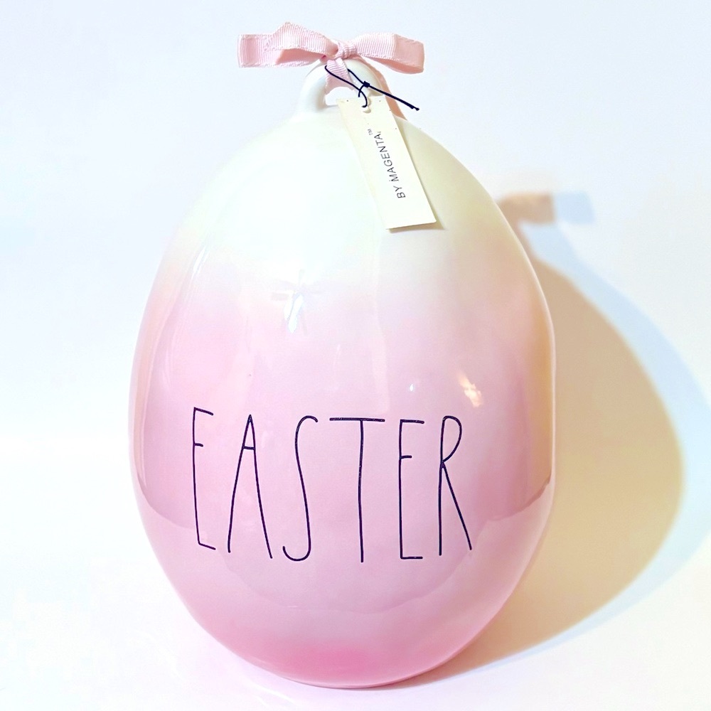🐰Rae Dunn Pink Ombré Easter Egg